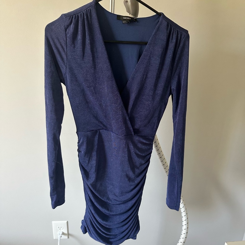 Forever 21 dress blue glitter